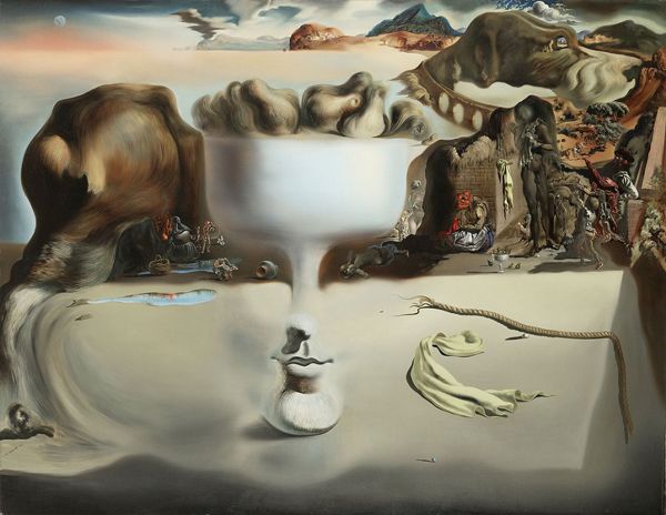 SALVADOR DALI (1904-1989) 'Apparition of Face and Fruit Dish on a Beach', 1938