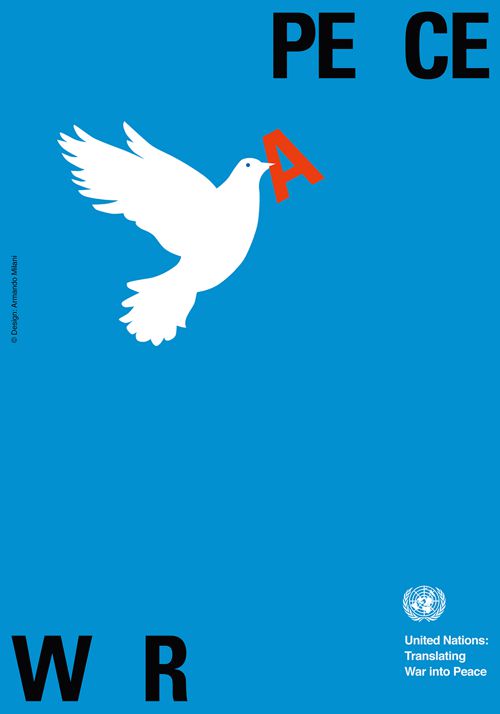 'Translating War Into Peace', 2009 (Poster) 