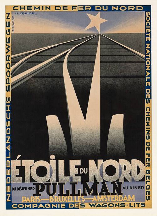 'Étoile du Nord', 1927 (Compagnie Internationale des Wagons-Lits Poster) 