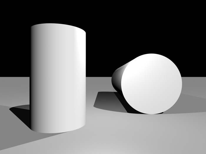 The Perspective of a Cylinder (tone drawing)