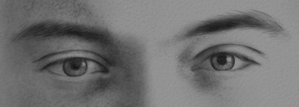 Charcoal Portraits - Drawing the Eyes: Step 5