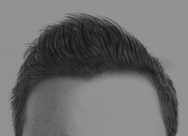 Drawing the Hair: Step 5
