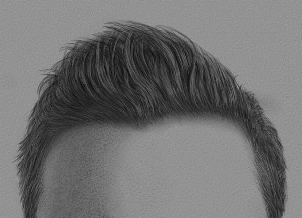 Drawing the Hair: Step 6