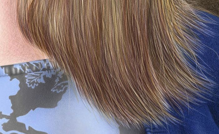 Color Pencil Portraits How To Draw Hair