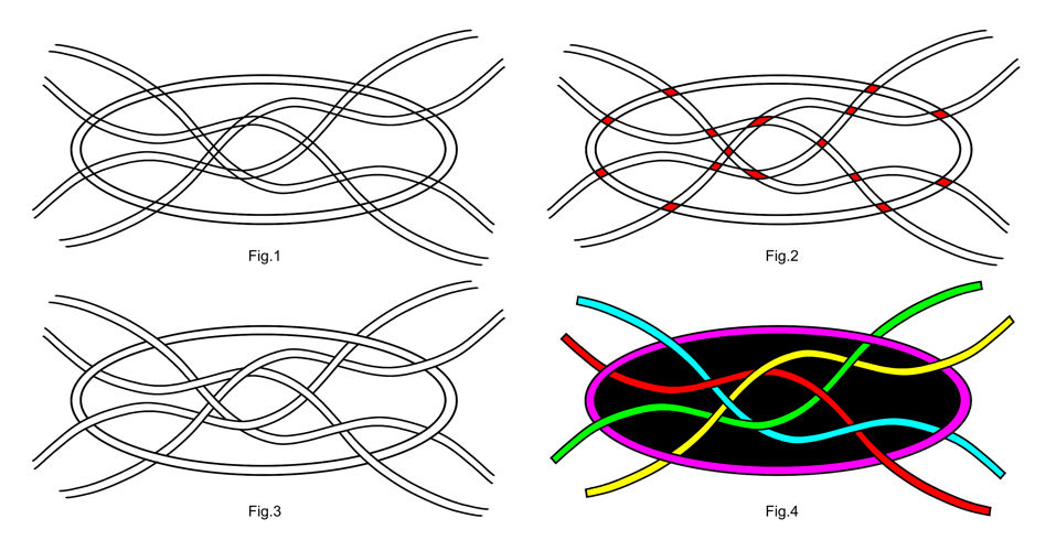 Technique for drawing interwoven wires