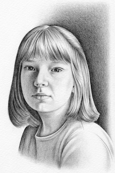 Pencil Portrait Drawing