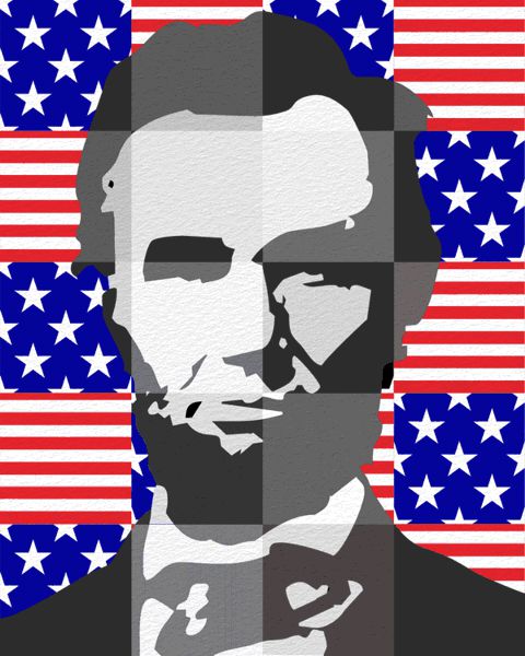 Pop Art Group Project - Abraham Lincoln