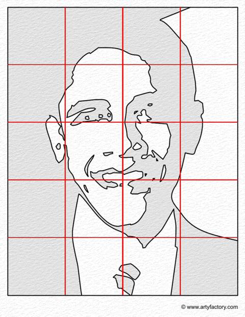 Pop Art Portrait Template - Barack Obama
