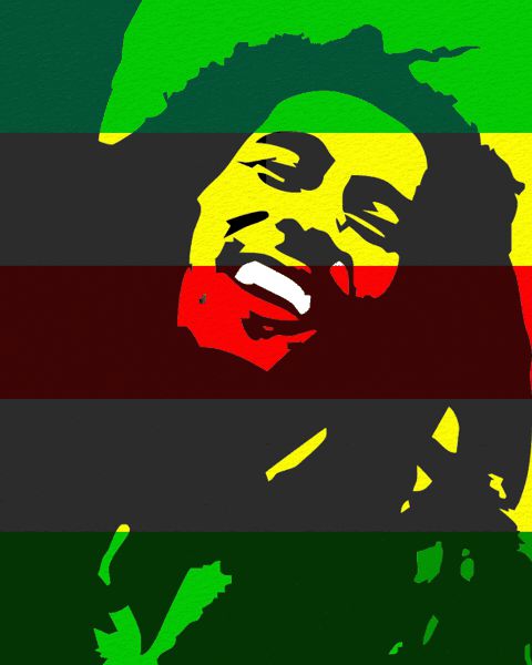 Pop Art Group Project - Bob Marley