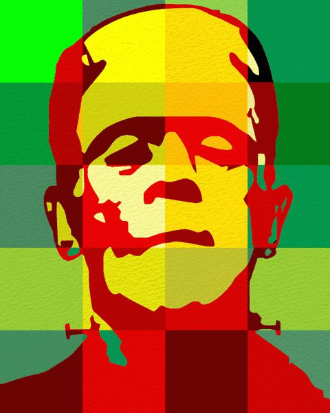 Pop Art Group Project - Frankenstein