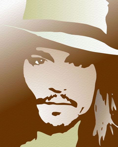 Pop Art Portrait - Johnny Depp