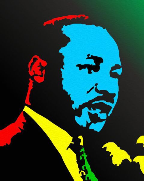 Pop Art Portrait - Dr. Martin Luther King