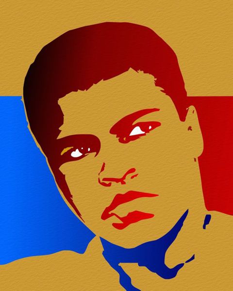 Pop Art Portrait - Muhammad Ali
