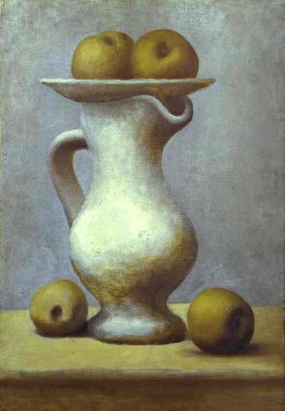 Pablo Picasso (1881-1973) 'Still Life with Pitcher and Apples', 1919 (oil on canvas)