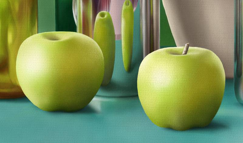 Still Life - Painting Apples